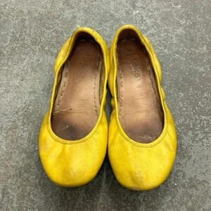 Tieks flat shoes  yellow